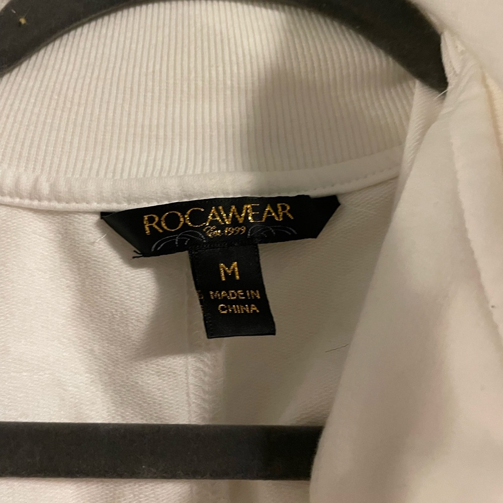 Rocawear White and Gold Bomber Jacket - Picture 4 of 8